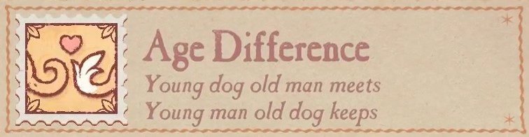 Storyteller - Age Difference Stamp