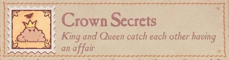 Storyteller - Crown Secrets Stamp