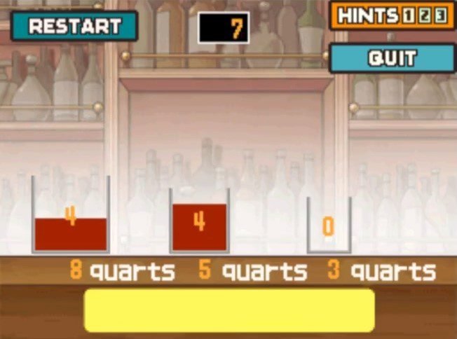 Professor Layton and the Curious Village puzzle 023 - Juice Pitchers Step 7