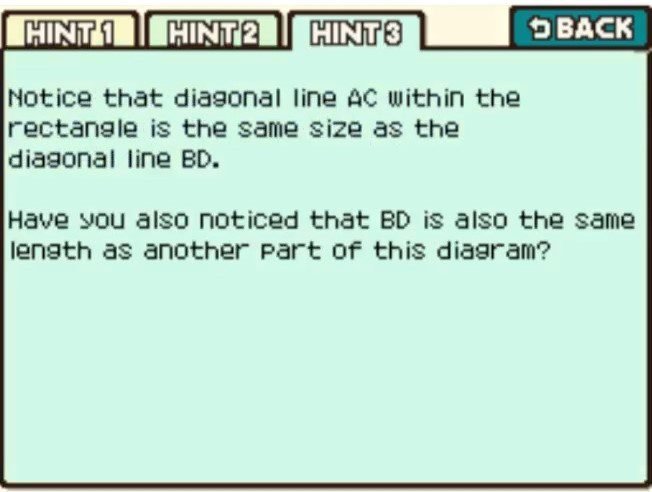 Professor Layton and the Curious Village puzzle 011 - Arc and Line Hint 3