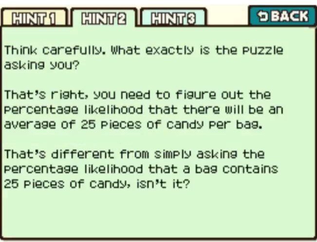Professor Layton and the Curious Village puzzle 032 - Sweet Jars Hint 2