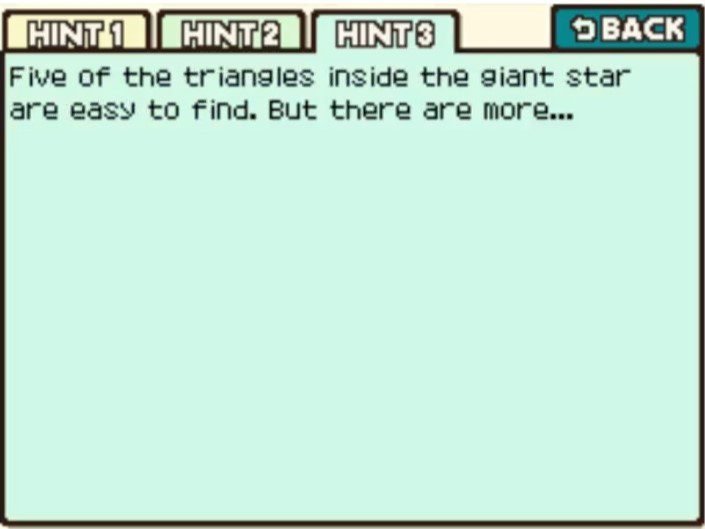 Professor Layton and the Curious Village Puzzle 046 - Star in the Sky Hint 3