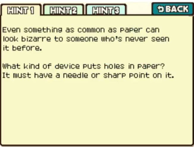 Professor Layton and the Curious Village: Puzzle 045 - Puzzled Aliens Hint 1